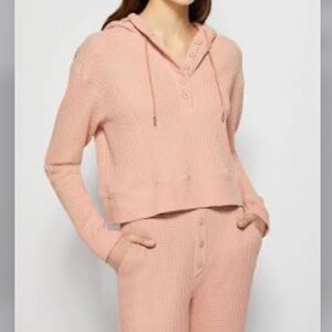 Jonathon Simkhai Standard Everly Waffle Hoodie